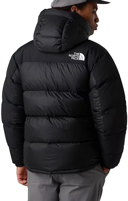 The North Face Padded Jacket with Hood, Waterproof Winter Parka in Black, Insulated Down, Zipper Closure