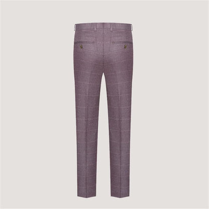 Men's Plaid Wedding Casual Tuxedo Men's UK Slim Fit Suit 3 Men's Business Social Club Suit Clothing Suit Men(3XL code)