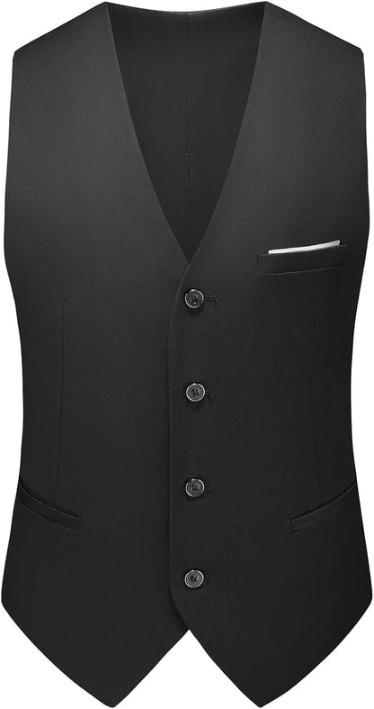 Men Suits 3 Piece Slim Fit Suit Business Wedding Formal Dinner Two Buttons Tuxedo Suit for Men Classic Blazer Waistcoat Trousers Set