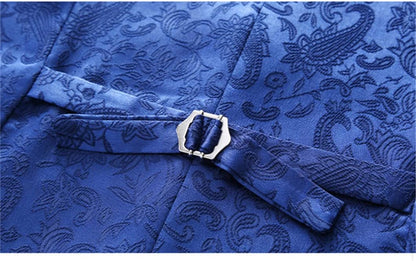 Jacquard Suit Men Clothing Wedding Party 2Piece Set Blazers Jacket And Pants