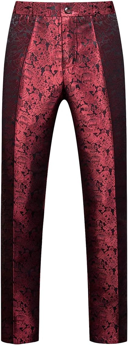 Men's Suits 3 Pieces Wedding Formal Business Shawl Collar Wedding Jacquard Dress Tuxedo Jacket Vest and Trouser