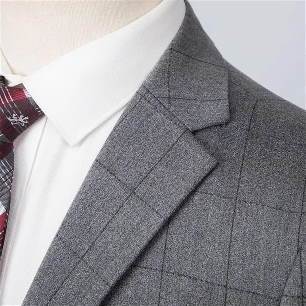 (Suit Jacket + Pants) 5XL Men's Clothing a Variety of Styles to Choose from Italian Slim Dress Wedding Men's 2-Piece Suit (Color : D, Size : XL Code)